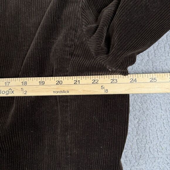 J Crew Blazer Mens XL Chocolate Brown Vintage Cord Sport Coat Elbow Patch - Picture 14 of 16